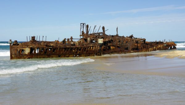 Fraser Island, Shipwreck of Maheno (ship, 1905)